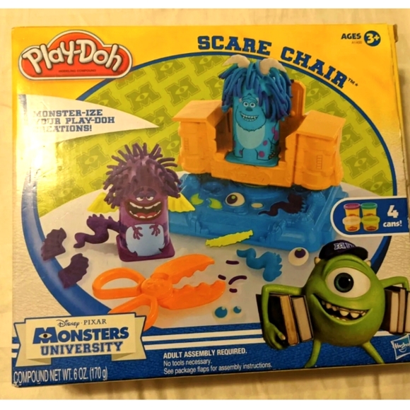 Disney Other - Play Doh Disney Pixar Monsters Inc. University Scare Chair EUC Vintages